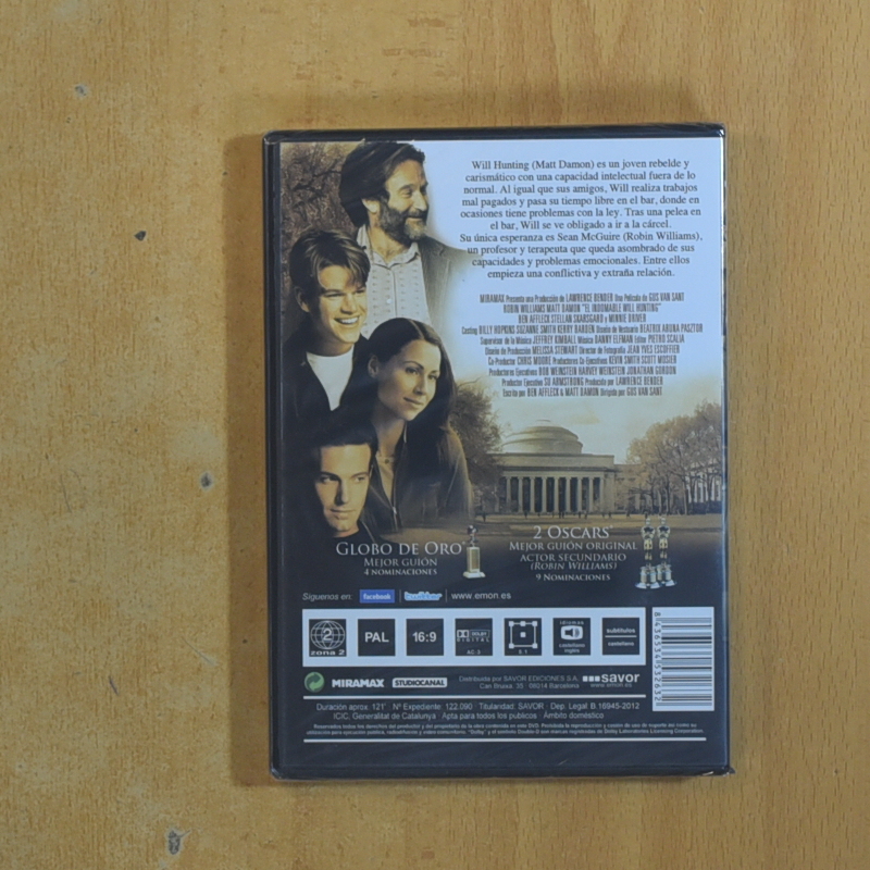 EL INDOMABLE WILL HUNTING - DVD