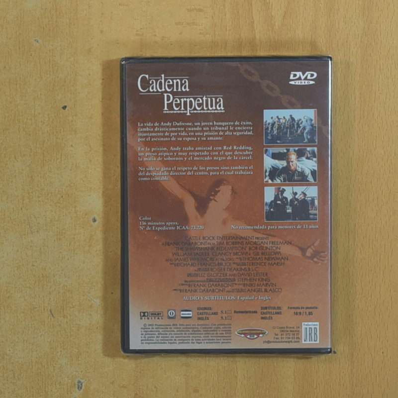 CADENA PERPETUA - DVD