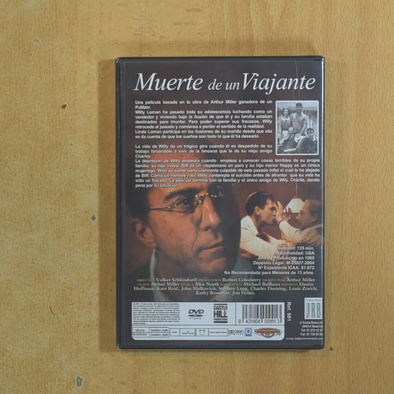 MUERTE DE UN VIAJANTE - DVD
