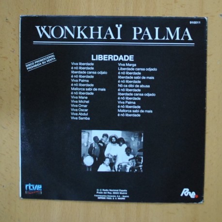 WONKHAI PALMA - LIBERDADE - SINGLE