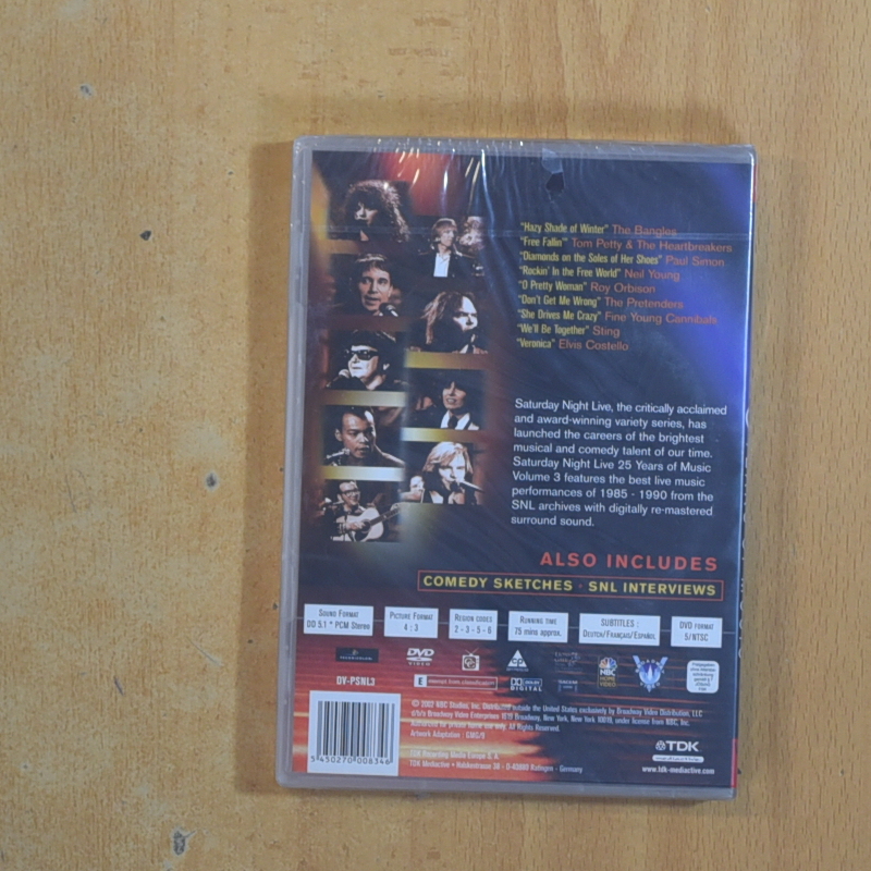 25 YEARS OF MUSIC SATURDAY NIGHT LIFE VOL 3 - DVD