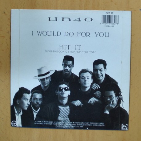 UB40 - I WOULD DO FOR YOU - SINGLE