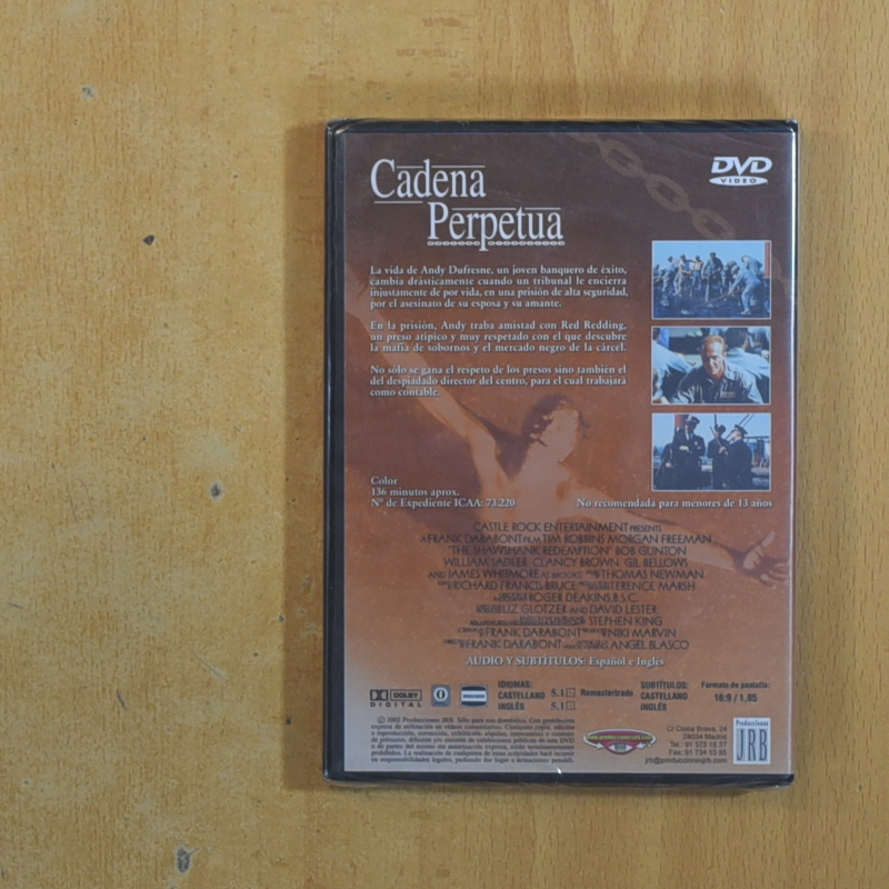 CADENA PERPETUA - DVD