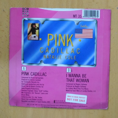 NATALIE COLE - PINK CADILLAC - SINGLE