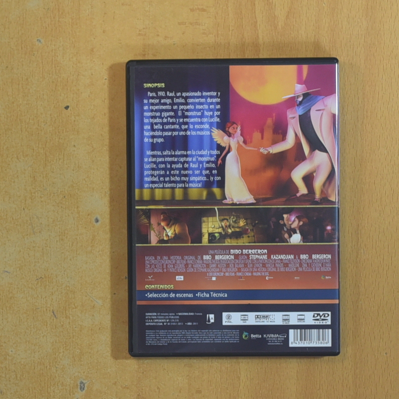 UN MONSTRUO EN PARIS - DVD