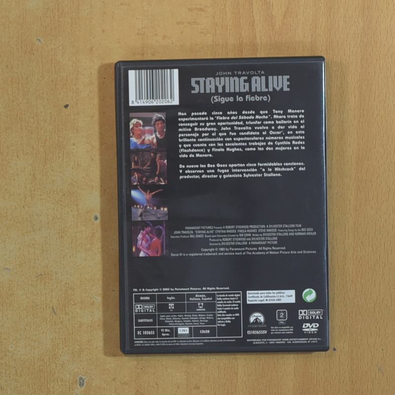 STAYING ALIVE - DVD