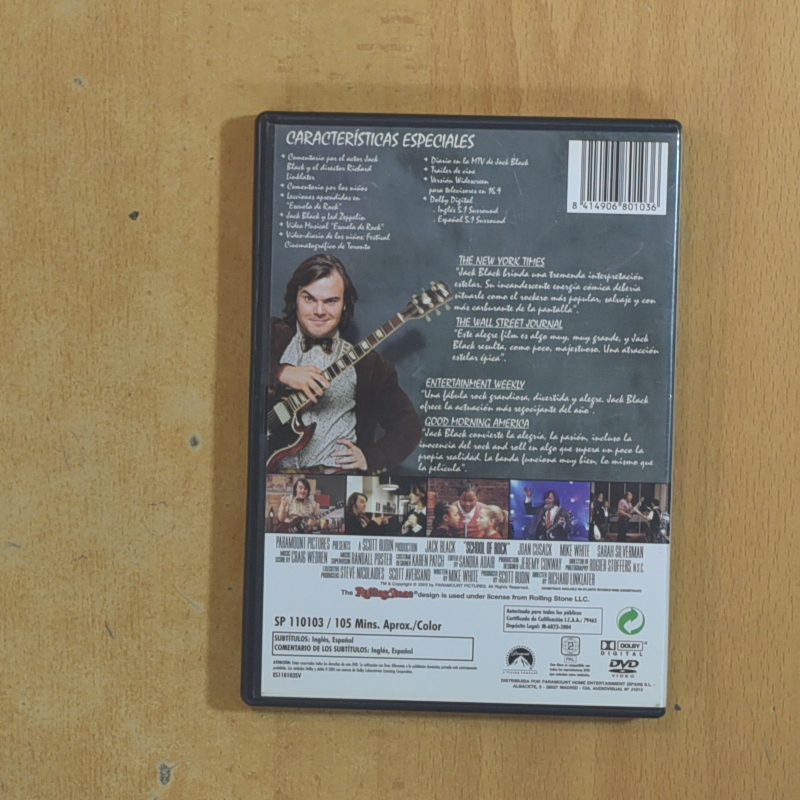 SCHOOL OF ROCK - DVD