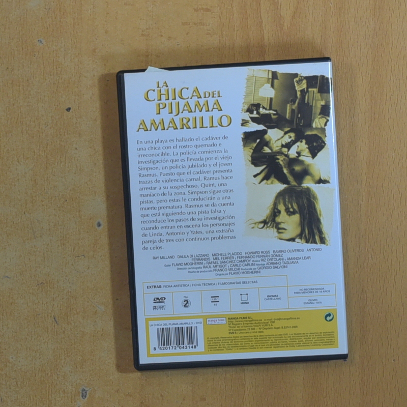 LA CHICA DEL PIJAMA AMARILLO - DVD