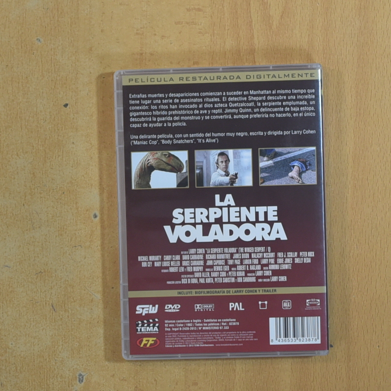 LA SERPIENTE VOLADORA - DVD