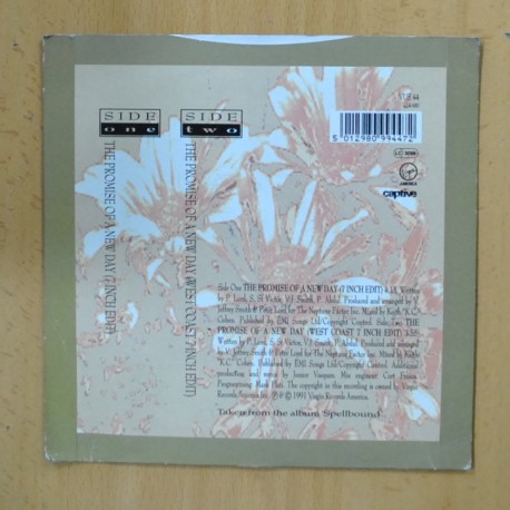 PAULA ABDUL - THE PROMISE OF A NEW DAY - SINGLE