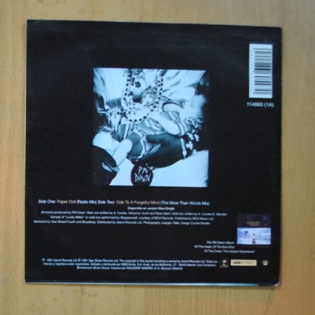 PM DAWN - PAPER DOLL / ODE TO A FORGETH MRD - SINGLE