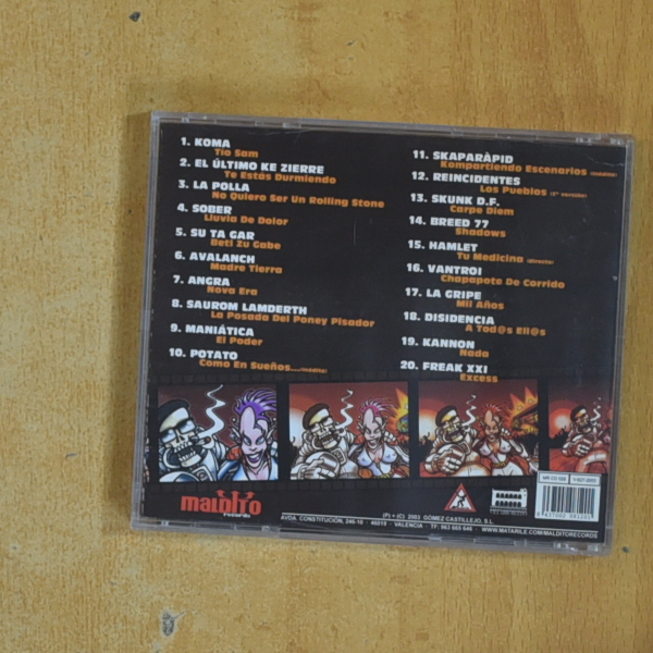 VARIOS - VIÑA ROCK 2003 - CD
