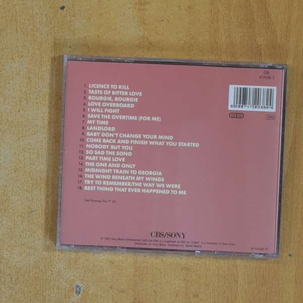 GLADYS KNIGHT & THE PIPS - THE BEST OF GLADYS KNIGHT - CD