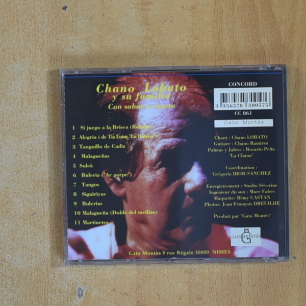 CHANO LOBATO Y SU FAMILIA - CON SABOR A CUARTO - CD