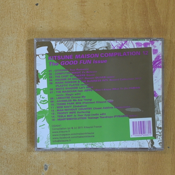 VARIOS - KITSUNE MAISN COMPILATION 12 THE GOOD FUN ISSUE - CD
