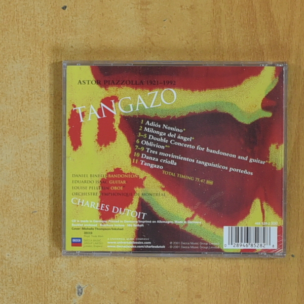PIAZZOLLA - TANGAZO - CD