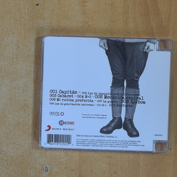 MISS CAFEINA - IMPOSIBILIDAD DEL FENOMENO - CD