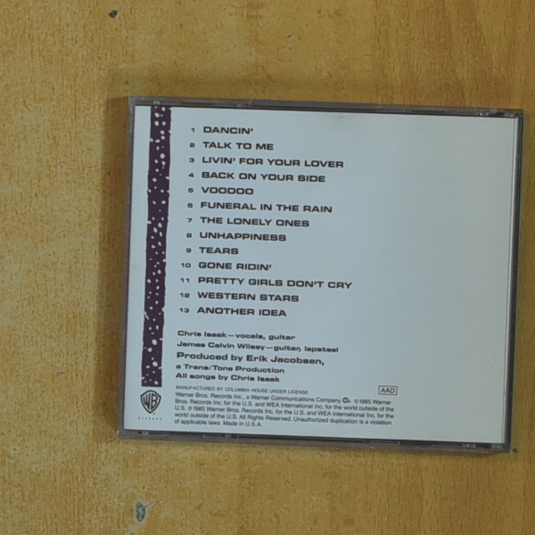 CHRIS ISAAK - SILVERTONE - CD