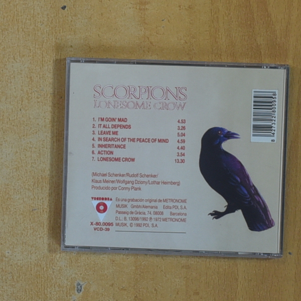SCORPIONS - LONESOME CROW - CD