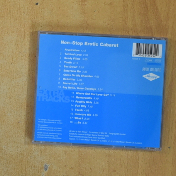 SOFT CELL - NON STOP EROTIC CABARET - CD