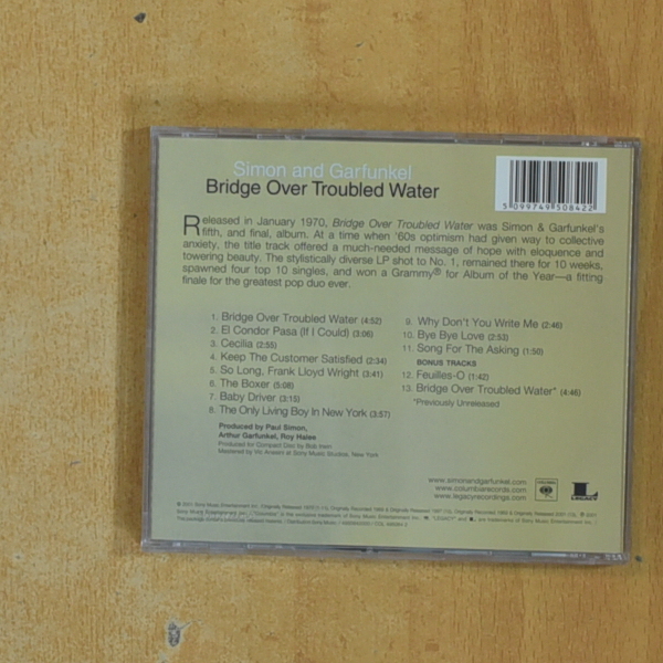 SIMON AND GARFUNKEL - BRIDGE OVER TROUBLED WATER - CD
