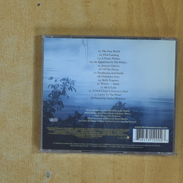 JAMES HORNER - THE NEW WORLD - CD