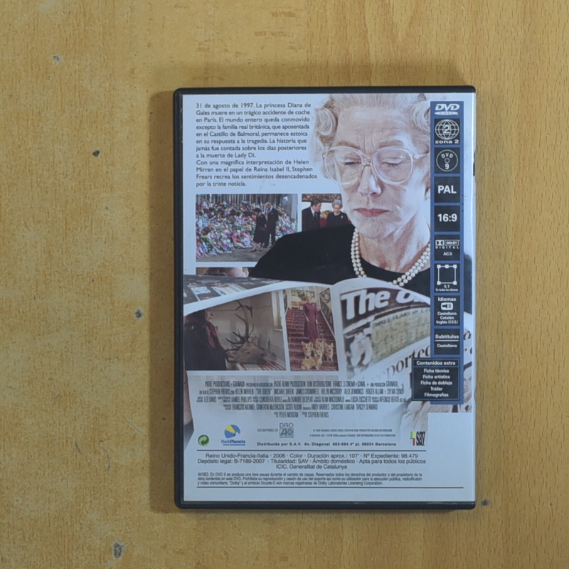 THE QUEEN - DVD