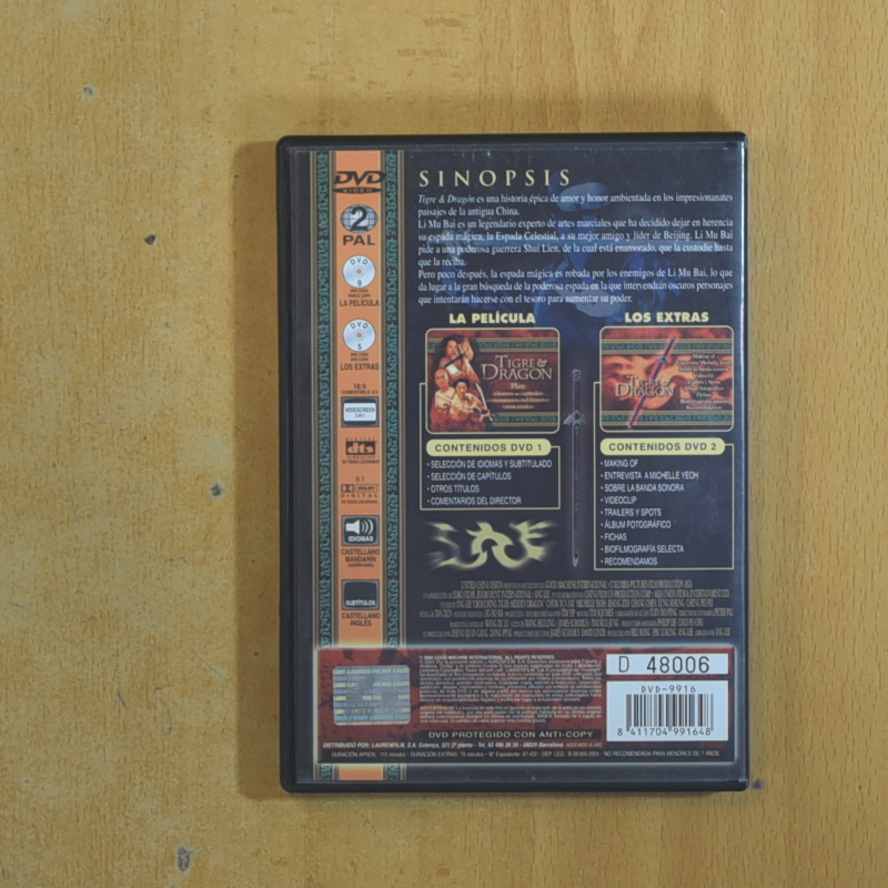 TIGRE Y DRAGON - DVD