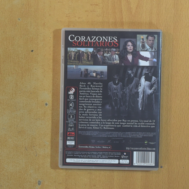 CORAZONES SOLITARIOS - DVD