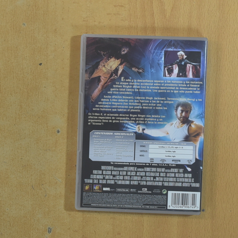X MEN 2 - DVD