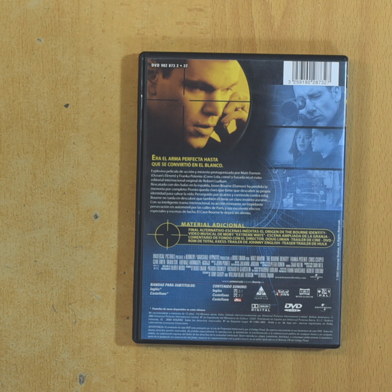EL CASO BOURNE - DVD