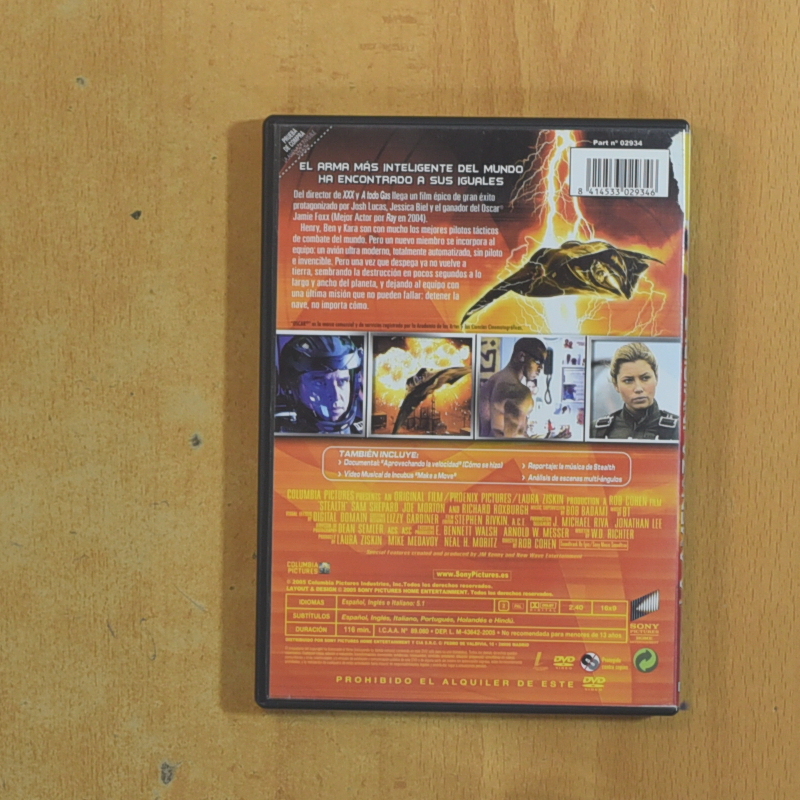 LA AMENAZA INVISIBLE STEALTH - DVD
