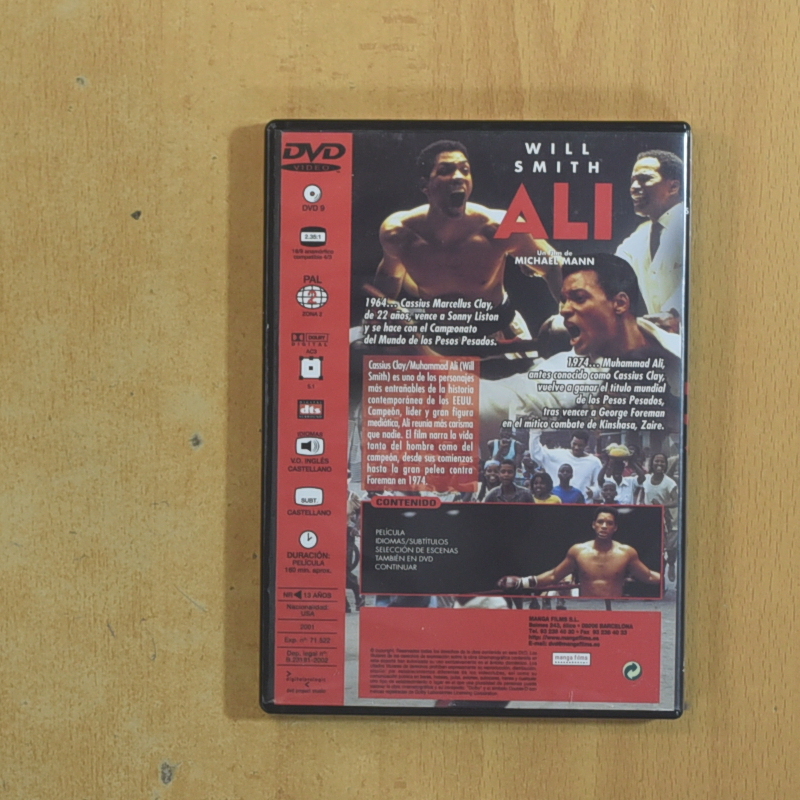 ALI - DVD