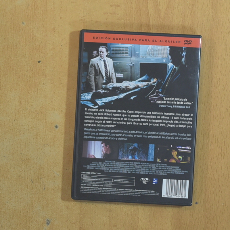 CAZA AL ASESINO - DVD