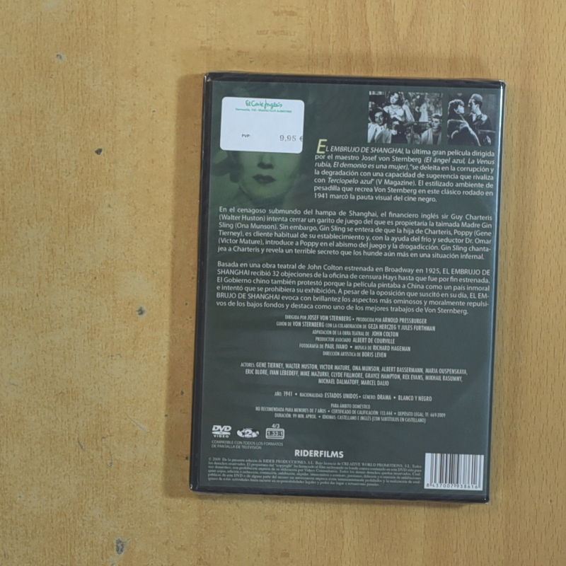 EL EMBRUJO DE SHANGHAI - DVD
