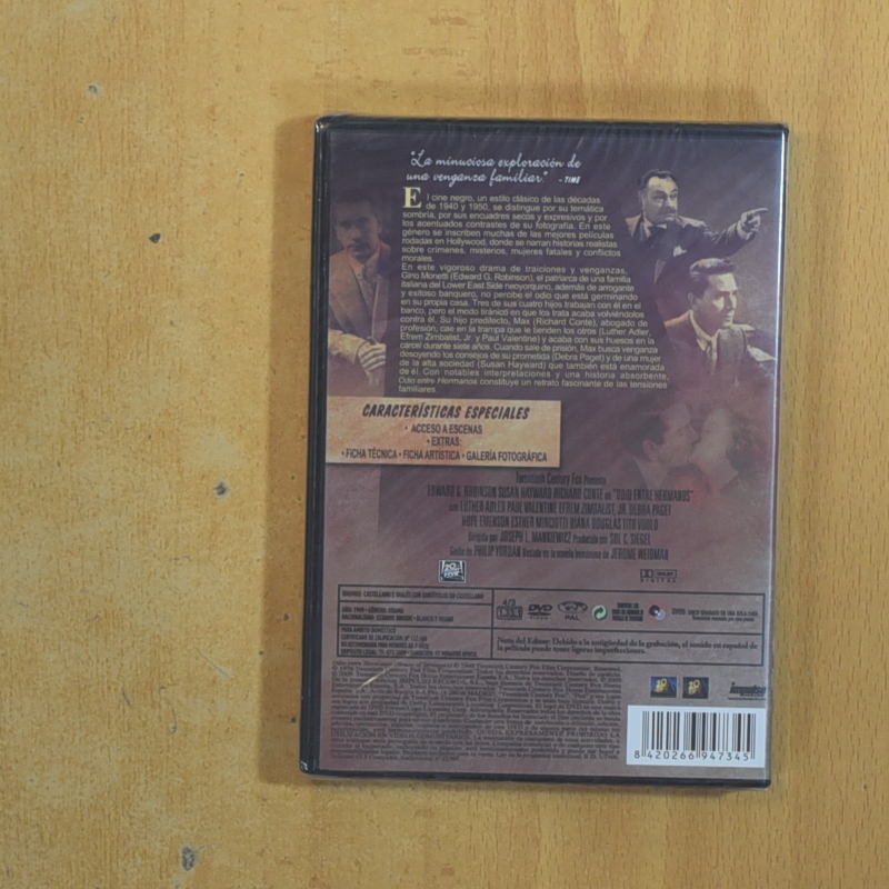 ODIO ENTRE HERMANOS - DVD