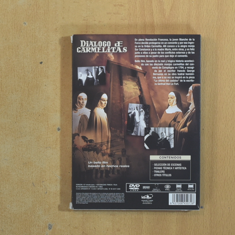 DIALOGO DE CARMELITAS - DVD