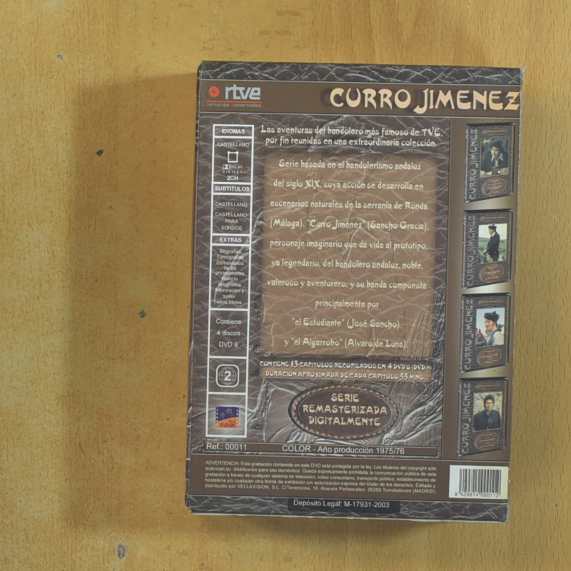 CURRO JIMENEZ - DVD
