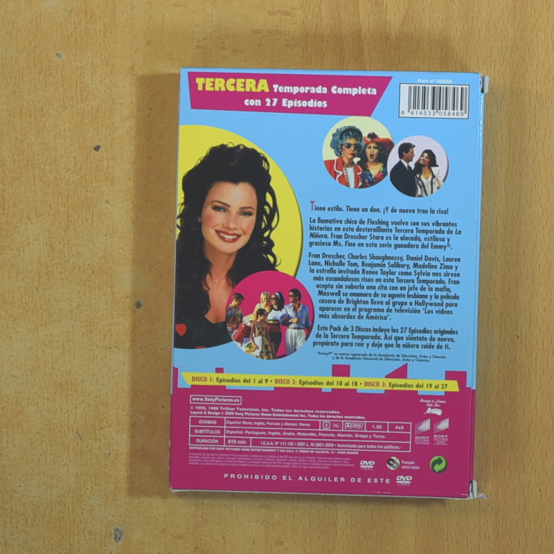 LA NIÑERA - TERCERA TEMPORADA - DVD