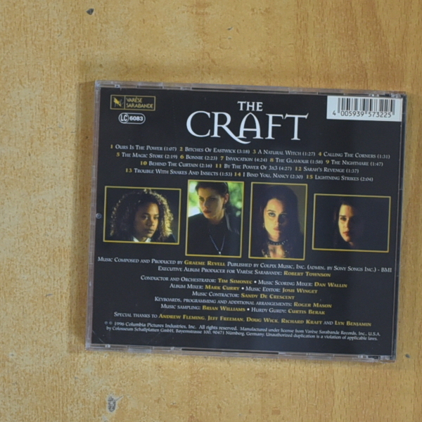 GRAEME REVELL - THE CRAFT - CD