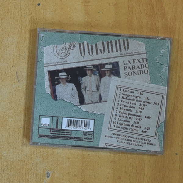 CAFE QUIJANO - LA EXTRAORDINARIA PARADOJA DEL SONIDO QUIJANO - CD