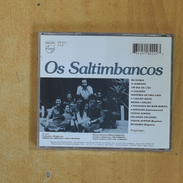 LUIZ ENRIQUEZ - OS SALTIMBANCOS - CD