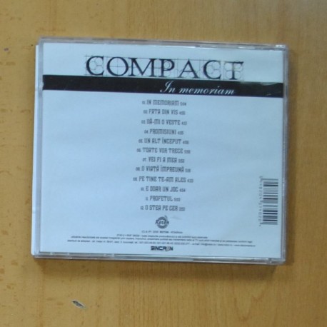 COMPACT - IN MEMORIAM - CD