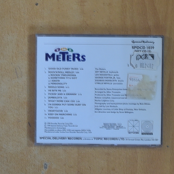 THE METERS - GOOD OLD FUNKY MUSIC - CD