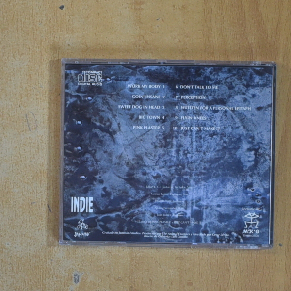 THE ANIMAL CRACKERS - WORK MY BODY - CD