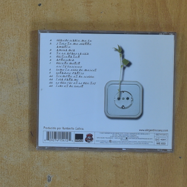 ALEJANDRO SANZ - MTV UNPLUGGED - CD
