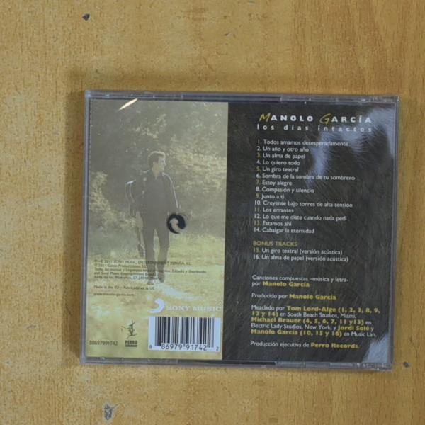 MANOLO GARCIA - LOS DIAS INTACTOS - CD