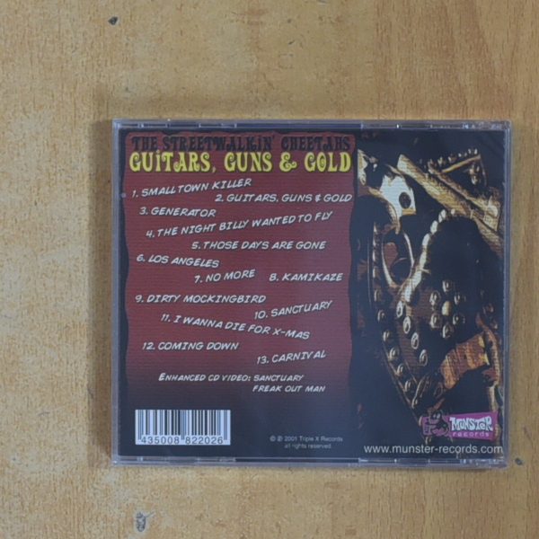 THE STREETWALKIN CHEETAHS - GUITARS GUNS & GOLD - CD