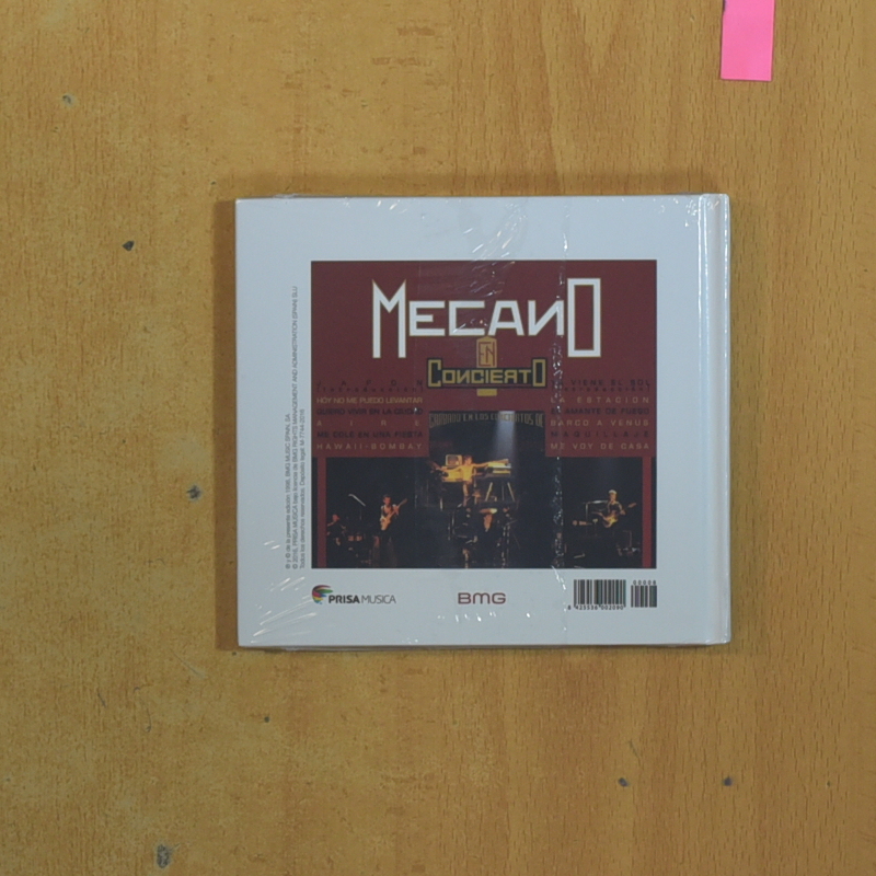 MECANO - EN CONCIERTO - CD