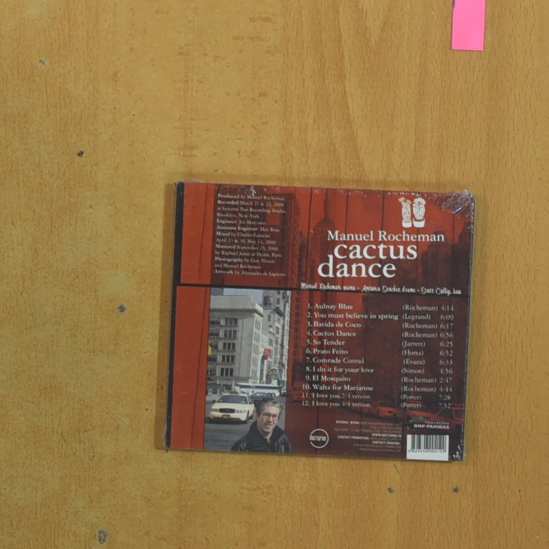MANUEL ROCHEMAN - DANCE CACTUS - CD